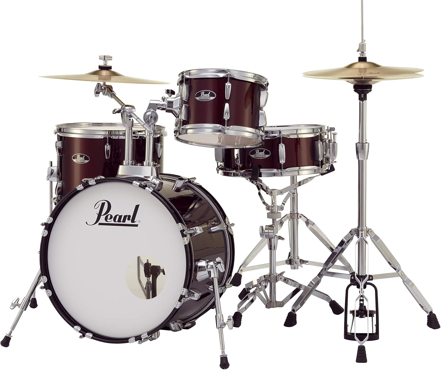 Pearl RS584CC91 Roadshow 4-Piece Drum Set, Wine Red - Image 8