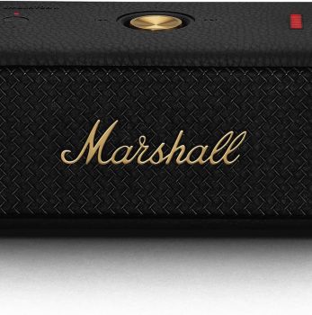 Marshall Emberton II Portable Bluetooth Speaker, Black & Brass