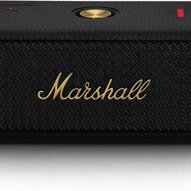 Marshall Emberton II Portable Bluetooth Speaker, Black & Brass